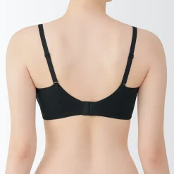 Sale Muji Soutien‐gorge sans armature en mélange de coton avec maintien latéral pour femme