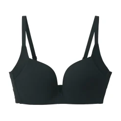 Sale Muji Soutien‐gorge sans armature en mélange de coton avec maintien latéral pour femme