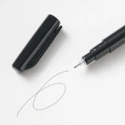Muji Stylo à encre à base d’eau, pointe fine - 0,5 mm, Noir