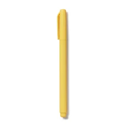 Discount Muji Stylo à encre à base d’eau, pointe fine - 0,5 mm, Jaune Moutarde