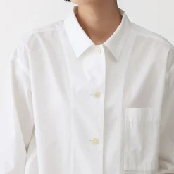 Discount Muji Surchemise en coton biologique pour femme