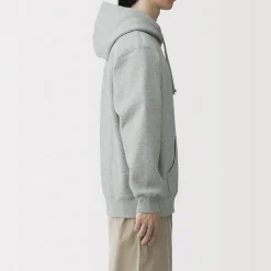 Outlet Muji Sweatshirt à capuche en coton mélangé pour homme
