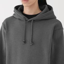 Clearance Muji Sweatshirt à capuche en coton mélangé pour homme