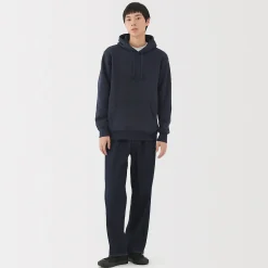 Clearance Muji Sweatshirt à capuche en coton mélangé pour homme