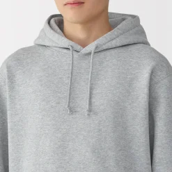 Clearance Muji Sweatshirt à capuche en coton mélangé pour homme