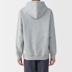 Clearance Muji Sweatshirt à capuche en coton mélangé pour homme