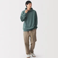 Sale Muji Sweat-shirt à capuche gaufré Quick Dry pour homme