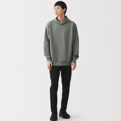 Sale Muji Sweat-shirt à capuche gaufré Quick Dry pour homme
