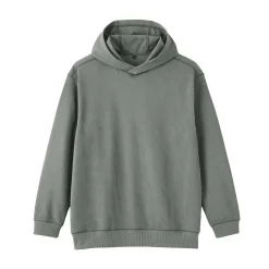 Sale Muji Sweat-shirt à capuche gaufré Quick Dry pour homme