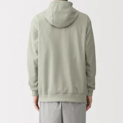 Sale Muji Sweat-shirt à capuche gaufré Quick Dry pour homme