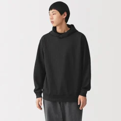Sale Muji Sweat-shirt à capuche gaufré Quick Dry pour homme