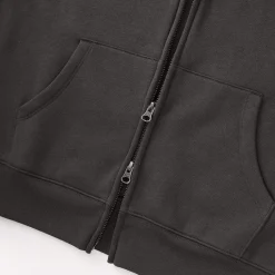 Online Muji Sweat-shirt à capuche zippé en coton mélangé pour femme