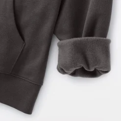 Online Muji Sweat-shirt à capuche zippé en coton mélangé pour femme