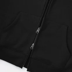 Online Muji Sweat-shirt à capuche zippé en coton mélangé pour femme