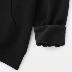 Online Muji Sweat-shirt à capuche zippé en coton mélangé pour femme