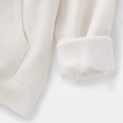 Online Muji Sweat-shirt à capuche zippé en coton mélangé pour femme