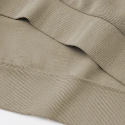 Best Muji Sweat-shirt à col ras du cou et à double tricot pour homme