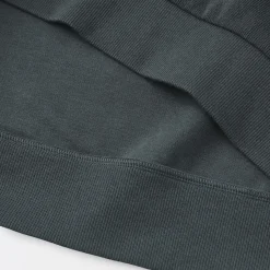 Best Muji Sweat-shirt à col ras du cou et à double tricot pour homme