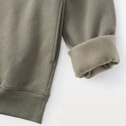 Outlet Muji Sweatshirt à demi‐zip en coton mélangé pour homme