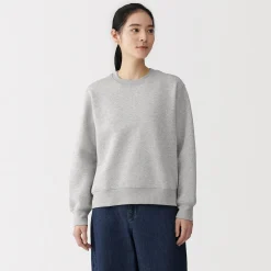 Sale Muji Sweat-shirt en coton mélangé pour femme