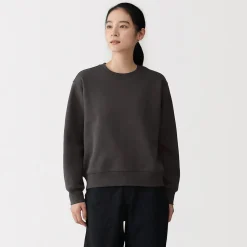 Sale Muji Sweat-shirt en coton mélangé pour femme
