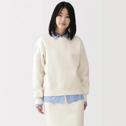 Sale Muji Sweat-shirt en coton mélangé pour femme