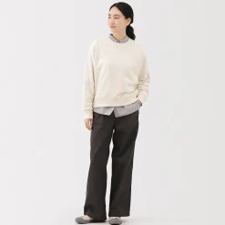 Discount Muji Sweat‐shirt en mélange de coton pour femme