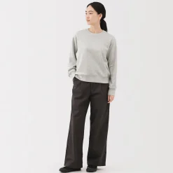 Discount Muji Sweat‐shirt en mélange de coton pour femme