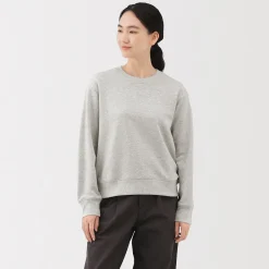 Discount Muji Sweat‐shirt en mélange de coton pour femme