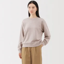 Discount Muji Sweat‐shirt en mélange de coton pour femme