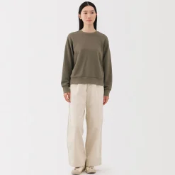Discount Muji Sweat‐shirt en mélange de coton pour femme