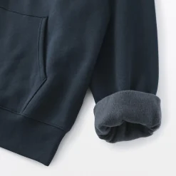 Sale Muji Sweatshirt zippé en coton mélangé à capuche homme