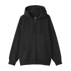 Sale Muji Sweatshirt zippé en coton mélangé à capuche homme