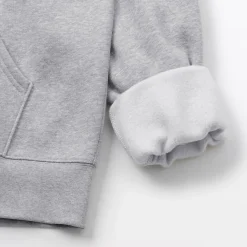 Sale Muji Sweatshirt zippé en coton mélangé à capuche homme