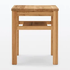 Best Muji Table de nuit en chêne