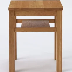 Best Muji Table de nuit en chêne