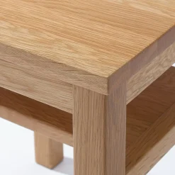 Best Muji Table de nuit en chêne