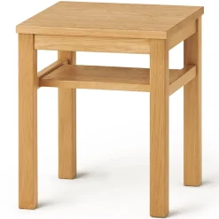 Best Muji Table de nuit en chêne