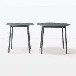 Muji Table en aluminium - Grande - Gris foncé