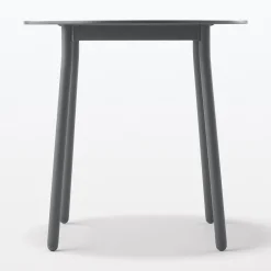Outlet Muji Table en aluminium - Petite - Gris foncé