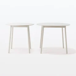 Clearance Muji Table en aluminium - Petite - Gris clair