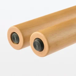 Sale Muji Table en hévéa avec plateau mélaminé rectangulaire ‐ L