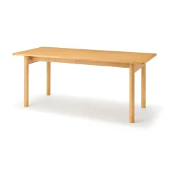 Hot Muji Table en hévéa rectangulaire ‐ L