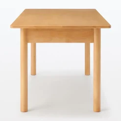 Hot Muji Table en hévéa rectangulaire ‐ L
