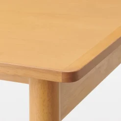 Outlet Muji Table en hévéa rectangulaire ‐ M