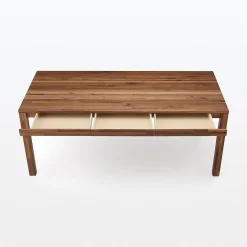 Discount Muji Table en noyer naturel 180cm