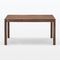Muji Table en noyer naturel 140cm