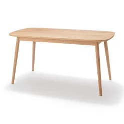 Clearance Muji Table en être massif à pieds arrondis ‐ Moyenne