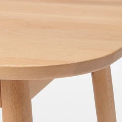 Clearance Muji Table en être massif à pieds arrondis ‐ Moyenne