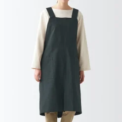 Muji Tablier croisé dans le dos en coton